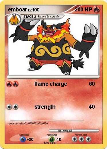 Pokemon emboar