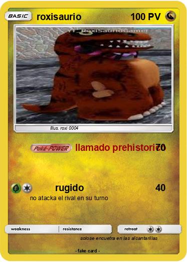 Pokemon roxisaurio