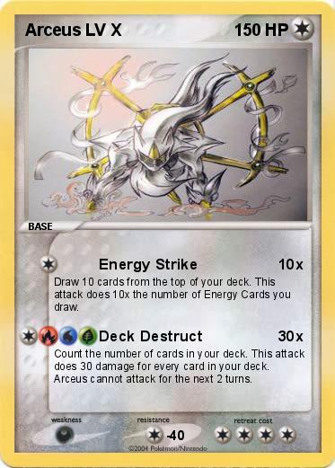 Pokemon Arceus LV X