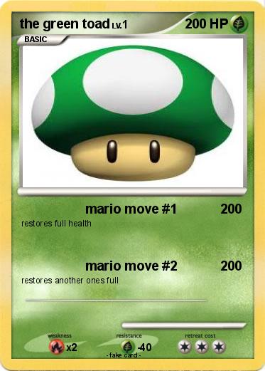 Pokemon the green toad