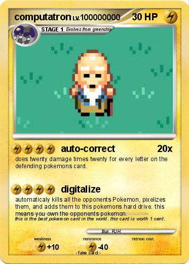 Pokemon computatron