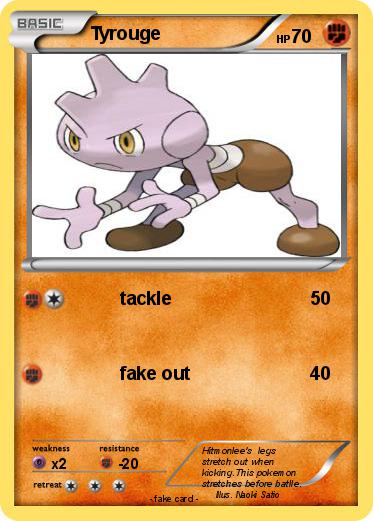 Pokemon Tyrouge