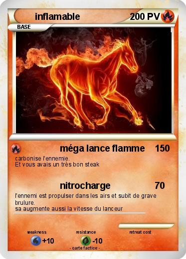 Pokemon inflamable