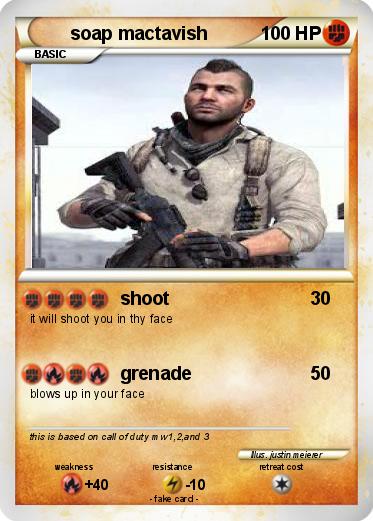 Pokemon soap mactavish