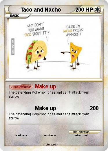 Pokemon Taco and Nacho