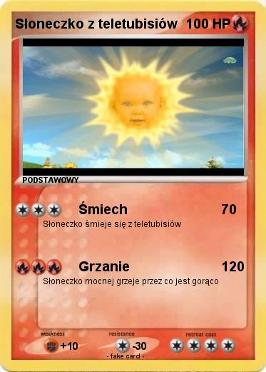 Pokemon Słoneczko z teletubisiów