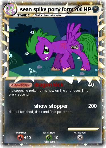 Pokemon sean spike pony form