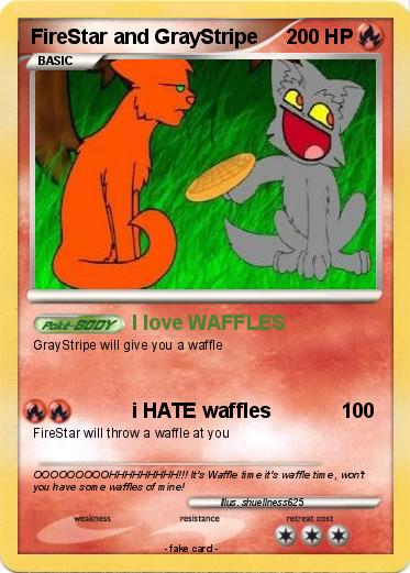 Pokemon FireStar and GrayStripe