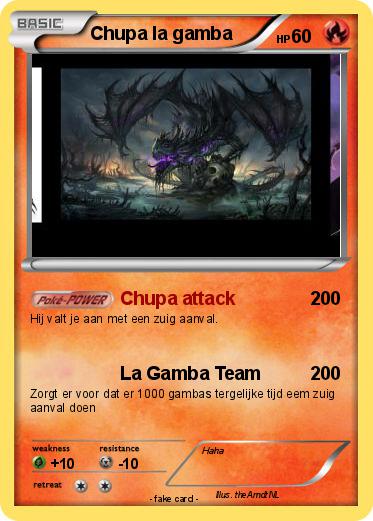 Pokemon Chupa la gamba