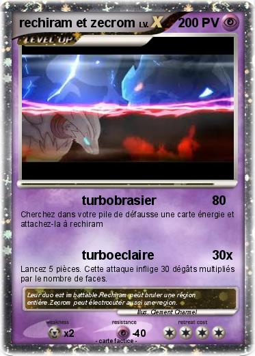 Pokemon rechiram et zecrom