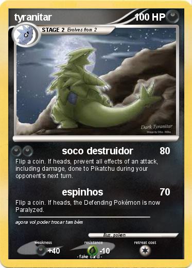 Pokemon tyranitar