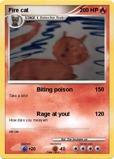 Pokemon Fire cat