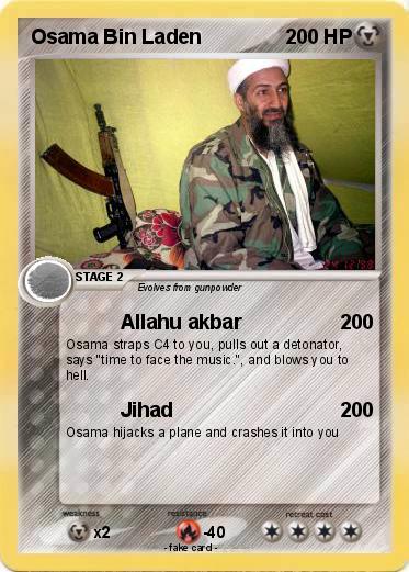 Pokemon Osama Bin Laden