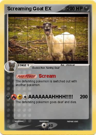Pokemon Screaming Goat EX
