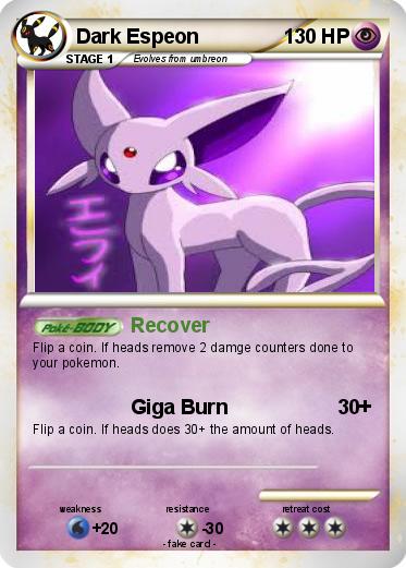 Pokemon Dark Espeon