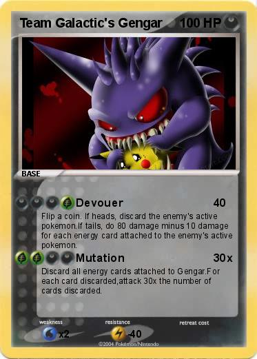 Pokemon Team Galactic's Gengar