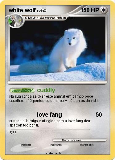 Pokemon white wolf