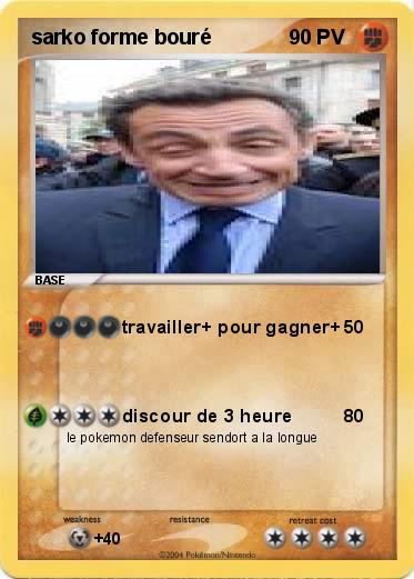 Pokemon sarko forme bouré