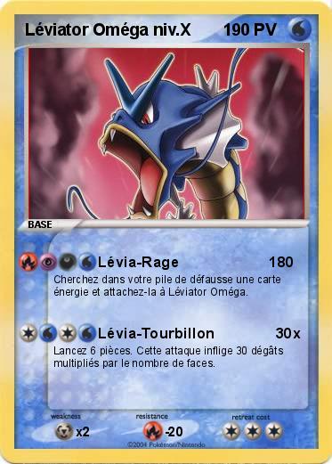 Pokemon Léviator Oméga niv.X       1
