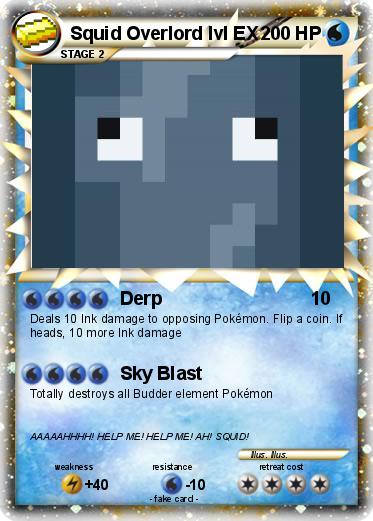 Pokemon Squid Overlord lvl EX