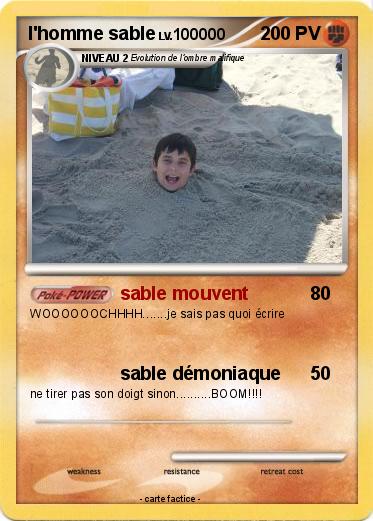 Pokemon l'homme sable