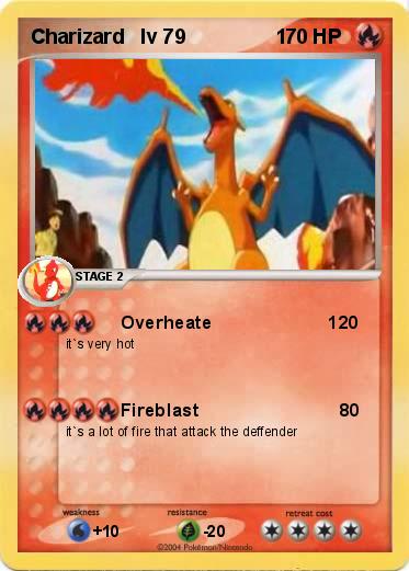 Pokemon Charizard   lv 79                1