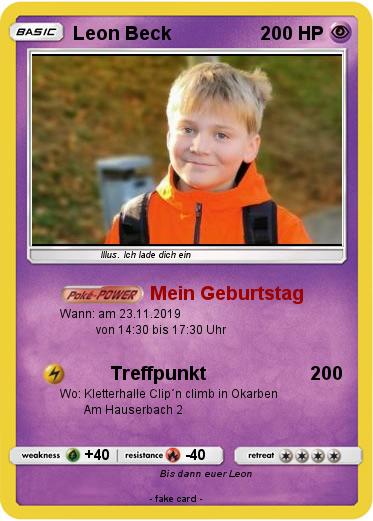 Pokemon Leon Beck