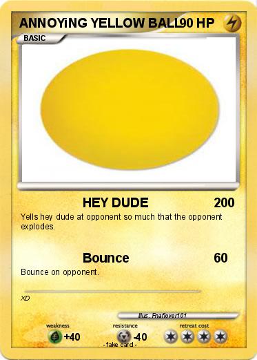 Pokemon ANNOYiNG YELLOW BALL