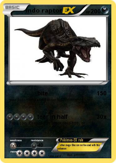 Pokemon indo raptor
