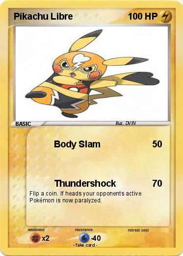 Pokemon Pikachu Libre