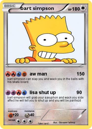 Pokemon bart simpson