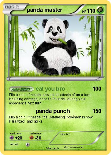 Pokemon panda master