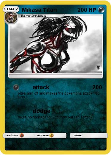 Pokemon Mikasa Titan