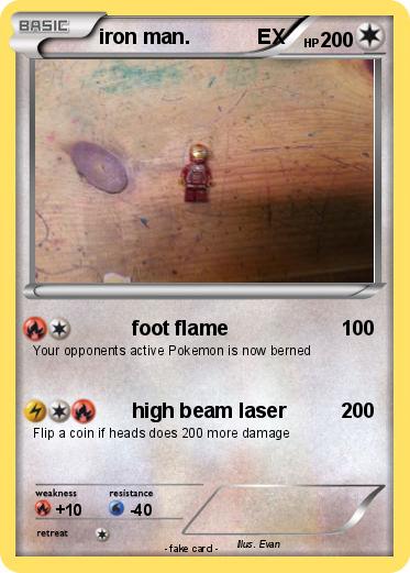 Pokemon iron man.            EX