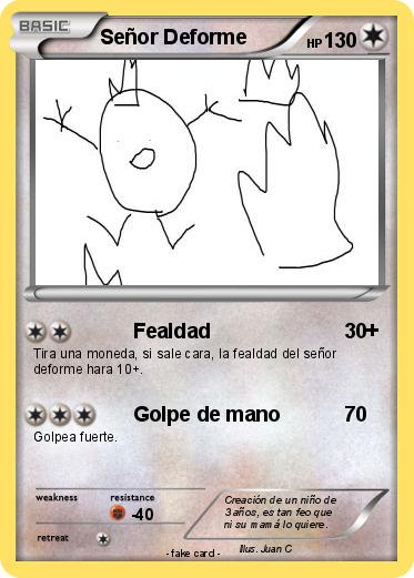 Pokemon Señor Deforme
