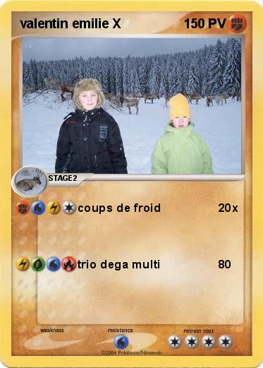 Pokemon valentin emilie X