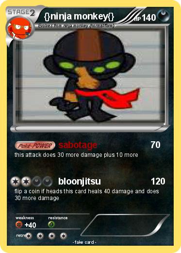 Pokemon {}ninja monkey{}