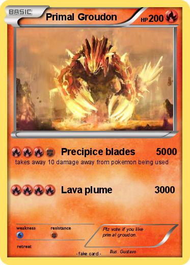 Pokemon Primal Groudon