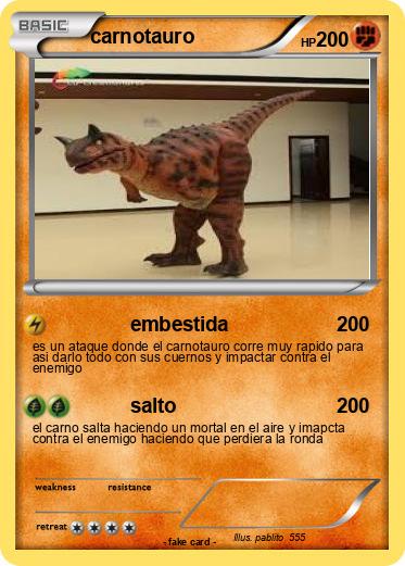 Pokemon carnotauro