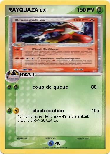 Pokemon RAYQUAZA ex