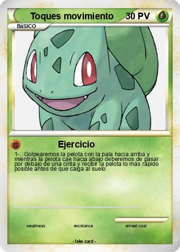 Pokemon Toques movimiento
