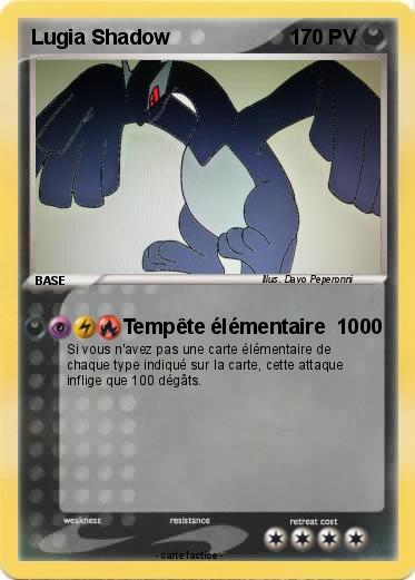 Pokemon Lugia Shadow