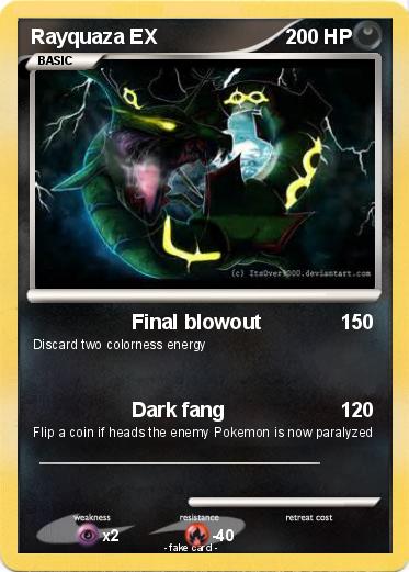 Pokemon Rayquaza EX