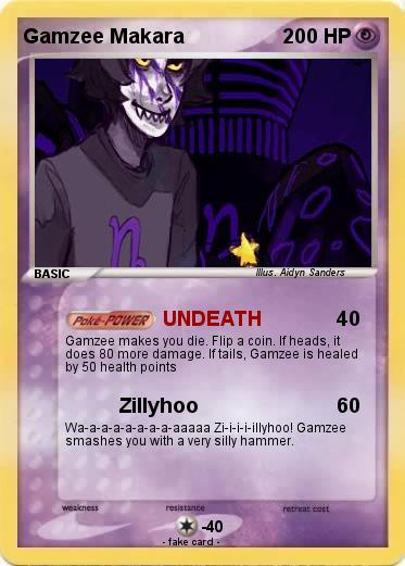 Pokemon Gamzee Makara