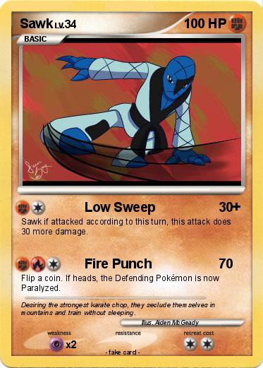 Pokemon Sawk