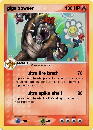 Pokemon giga bowser