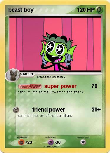 Pokemon beast boy