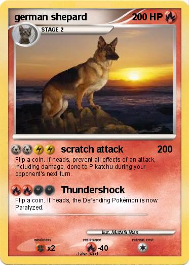 Pokemon german shepard