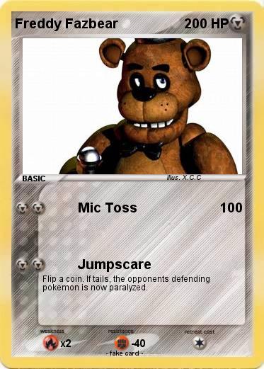 Pokemon Freddy Fazbear