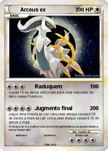 Pokemon Arceus ex